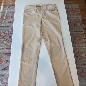lululemon ABC Slim-Fit 32" Utilitech Pants // Khaki